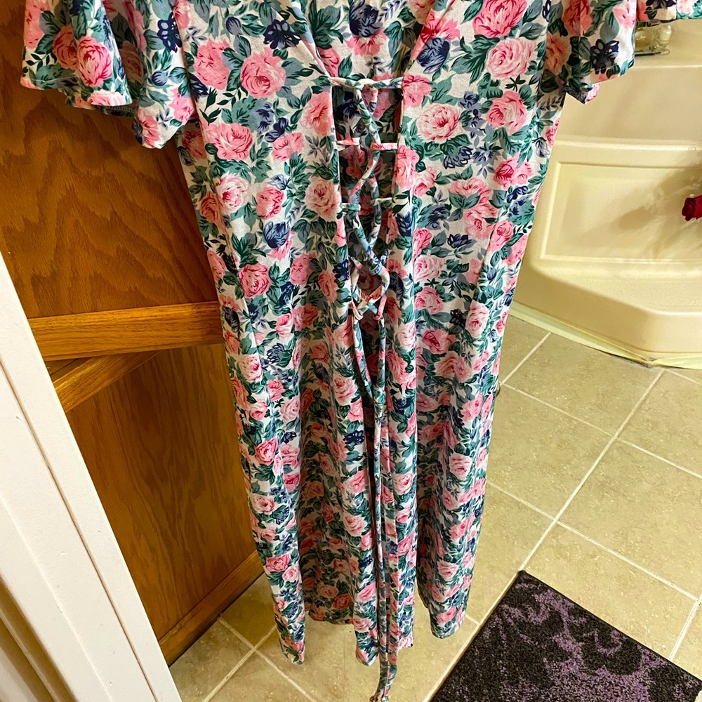 This is a summer long dress